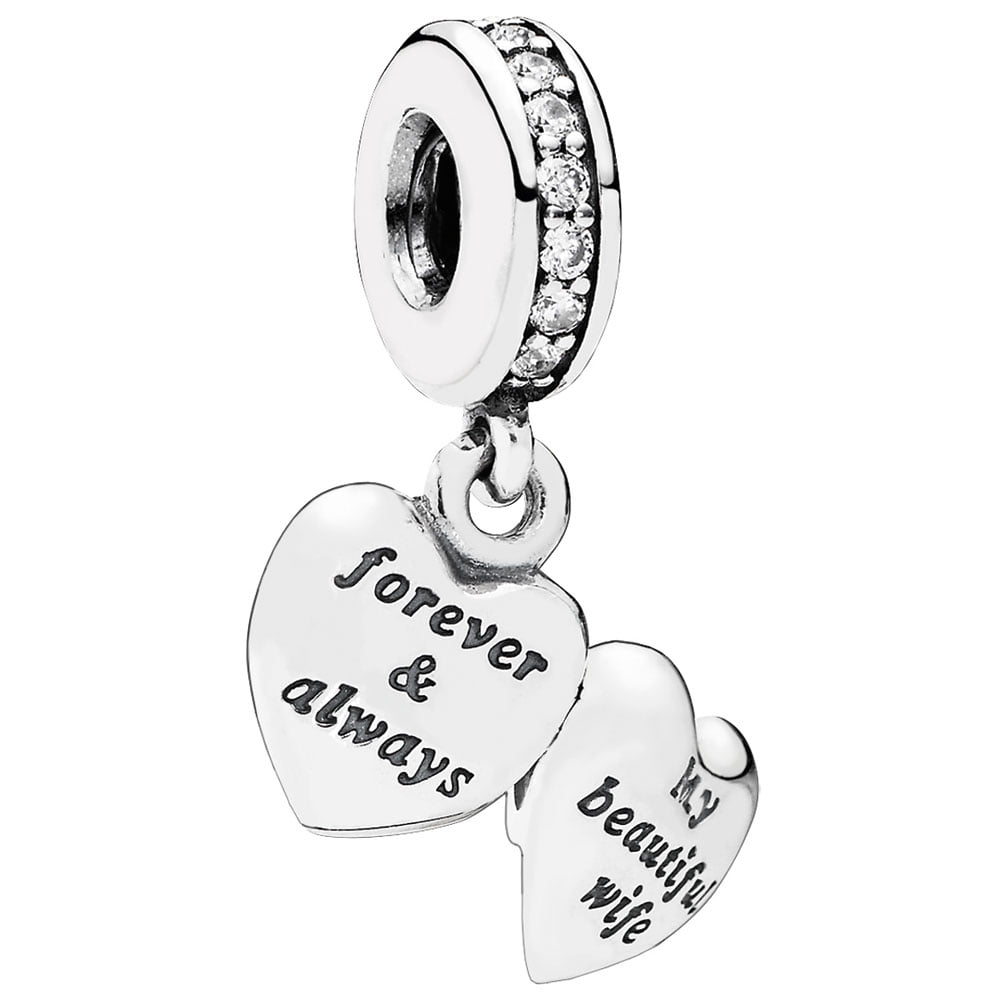 Heart locket: My beautiful Wife, Forever and Always
