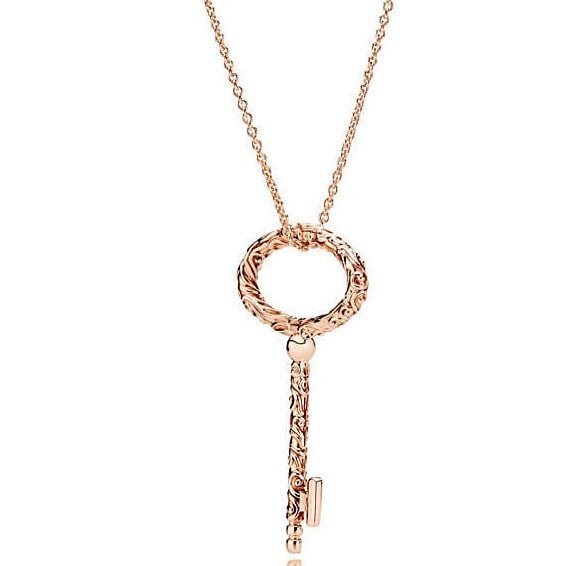 Pandora Rose Regal Key necklace with 90cm chain