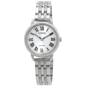 CITIZEN Classic Coin Edge Eco-Drive Silver Dial Ladies Watch