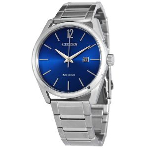 Citizen Eco-Drive Blue Dial Stainless Steel Men's Watch