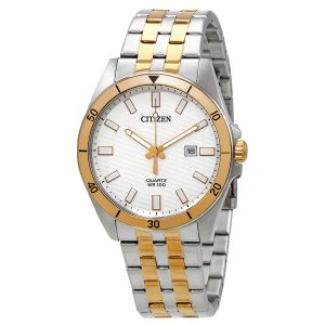 Citizen Watch for Men, Quartz Movement, Analog Display, Multicolor Stainless Steel Strap-BI5056-58A