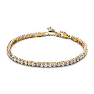 PANDORA Sparkling Tennis Bracelet 14K