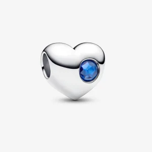PANDORA SEPTEMBER Birthstone Heart Charm